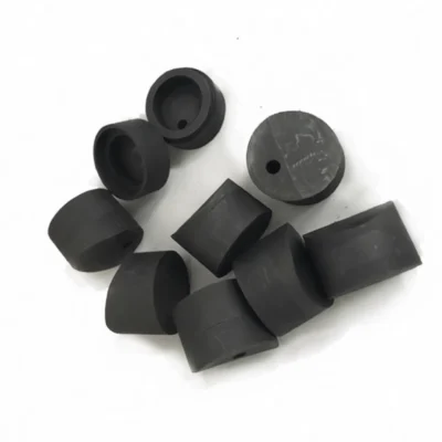 High-density graphite crucible for non-ferrous metal melting and casting