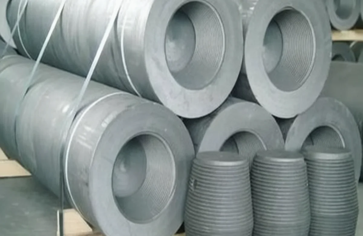 graphite electrode001 Durable graphite electrode resistant to oxidation and extreme temperatures