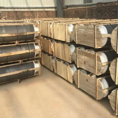 graphite electrode002 Large-diameter graphite electrode for high-current industrial operations