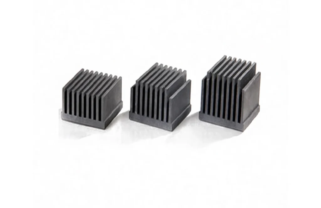 Custom graphite heat sink designed for specialized industrial equipment, high temperature resistant