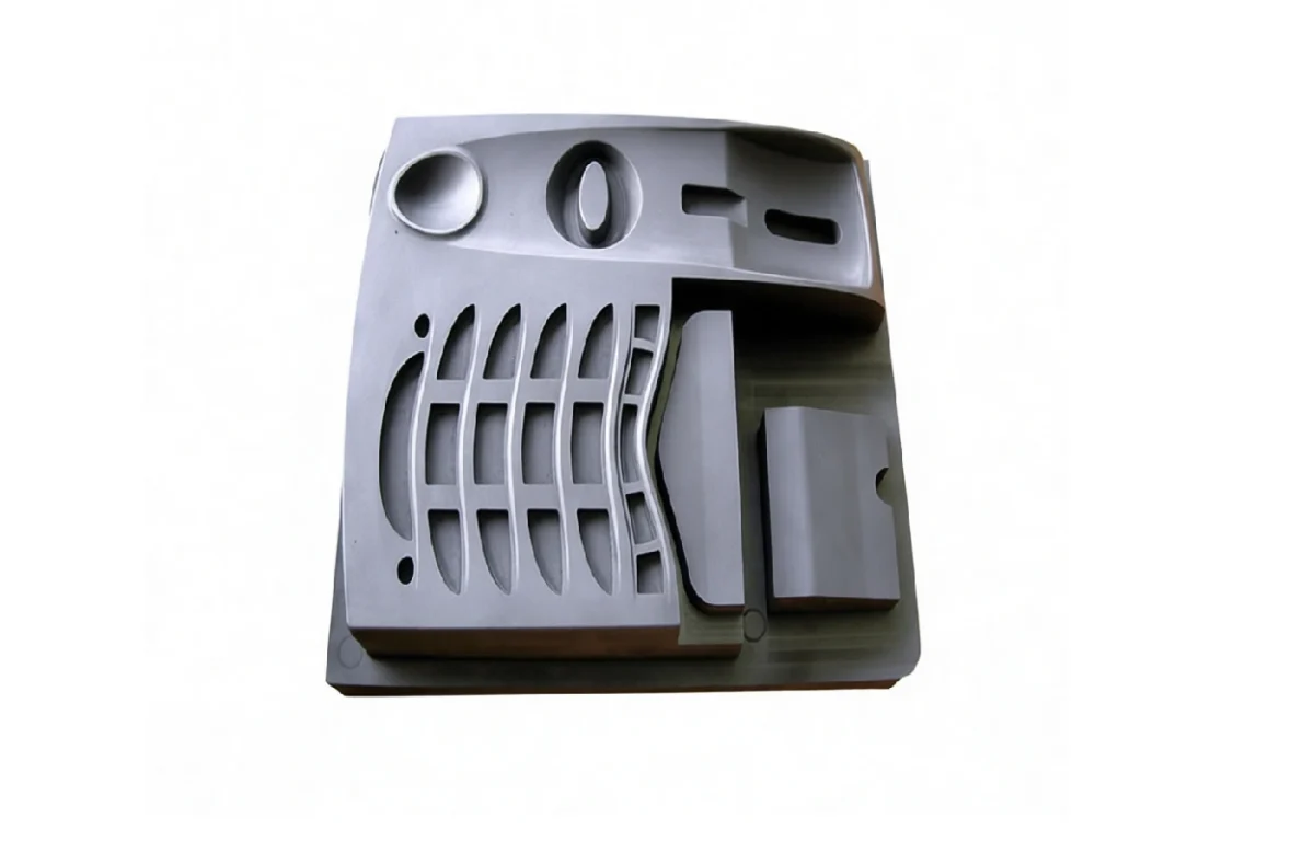 Large graphite mold for heavy-duty industrial production and high-precision forming