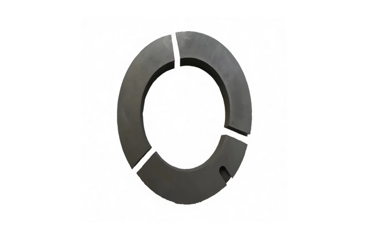 Flexible graphite ring for thermal management and mechanical sealing in industrial systems