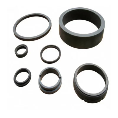 Custom-engineered graphite ring for specialized industrial applications, corrosion-resistant