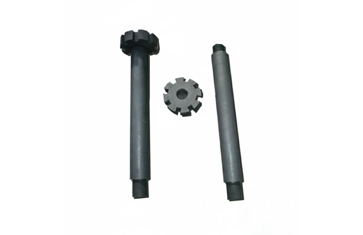 Compact graphite rotor with high thermal resistance