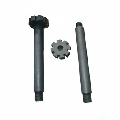 Compact graphite rotor with high thermal resistance