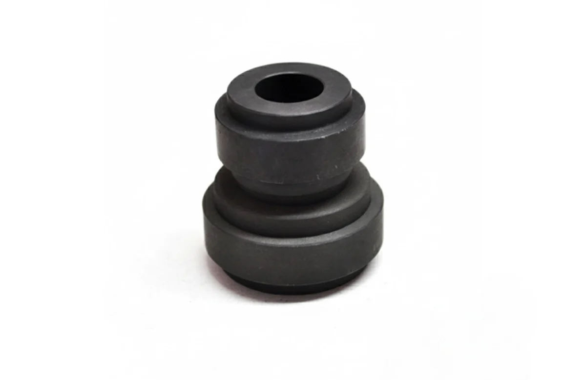 Precision graphite rotor with spiral grooves for optimized performance