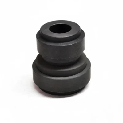 Precision graphite rotor with spiral grooves for optimized performance