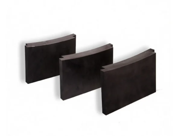 Carbon graphite slider with high wear resistance for industrial equipment