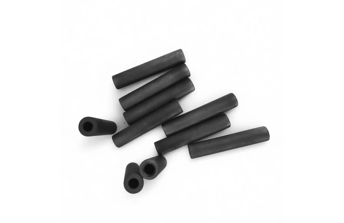 Flexible graphite tube for thermal insulation, high-precision applications, and mechanical parts